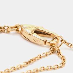 Pre Owned Bvlgari Divas' Dream Carnelian 18k Rose Gold Bracelet SM