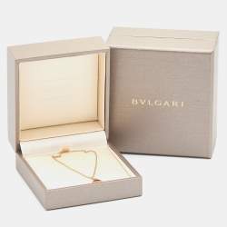 Pre Owned Bvlgari Divas' Dream Carnelian 18k Rose Gold Bracelet SM