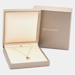 Bvlgari Divas' Dream Carnelian Diamond 18k Rose Gold Pendant Necklace