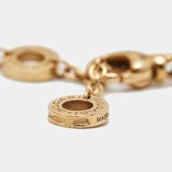 Pre Owned Bvlgari Roman Sorbets Amethyst Pink Tourmaline 18K Rose Gold Pendant Necklace