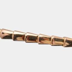 Pre Owned Bvlgari Serpenti Viper 18k Rose Gold Bracelet S
