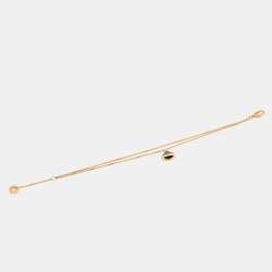 Pre Owned Bvlgari Divas' Dream Onyx 18k Rose Gold Bracelet