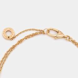Pre Owned Bvlgari Divas' Dream Onyx 18k Rose Gold Bracelet