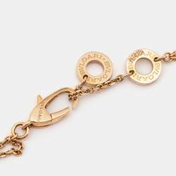 Pre Owned Bvlgari Divas' Dream Diamond 18k Rose Gold Bracelets SM