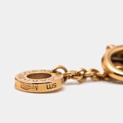 Pre Owned Bvlgari Divas' Dream Onyx Mother of Pearl 18k Rose Gold Bracelet