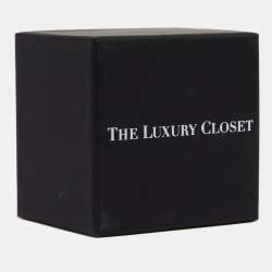 Pre Owned Bvlgari B.Zero1 18k Rose Gold Stainless Steel Open Cuff Bracelet SM