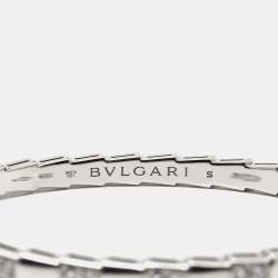 Bvlgari Serpenti Viper Diamonds 18k White Gold Bracelet S