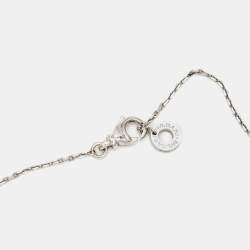 Pre Owned قلادة بلغاري ديفاز دريم ذهب أبيض عيار 18 وألماس