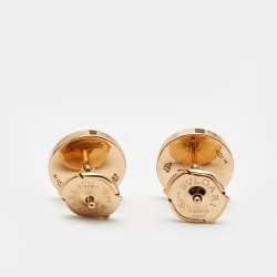 Bvlgari Bvlgari Bvlgari Mother of Pearl 18k Rose Gold Stud Earrings