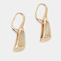 Bvlgari MVSA Mother of Pearl 18k Rose Gold Earrings