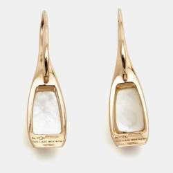 Bvlgari MVSA Mother of Pearl 18k Rose Gold Earrings