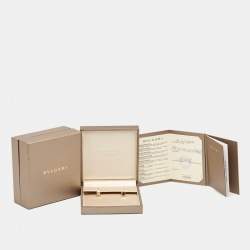 Bvlgari MVSA Mother of Pearl 18k Rose Gold Earrings