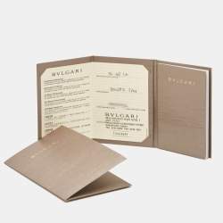 Pre Owned Bvlgari Divas' Dream Mother of Pearl 18k Rose Gold Charm Bracelet SM