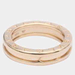 مملوكة مسبقًا Bvlgari B.Zero1 18K Rose Gold Ring EU 52