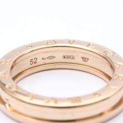 مملوكة مسبقًا Bvlgari B.Zero1 18K Rose Gold Ring EU 52