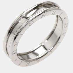 Bvlgari B.Zero1 18K White Gold Ring EU 59