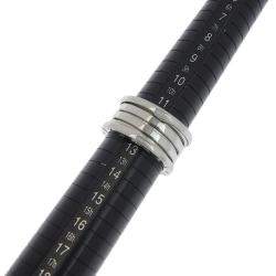 Pre Owned Bvlgari B.Zero1 18K White Gold Ring EU 53