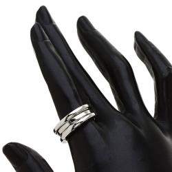 Bvlgari B.Zero1 18K White Gold Ring EU 55