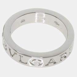 Pre Owned Bvlgari 18K White Gold, Diamond Ring EU 46