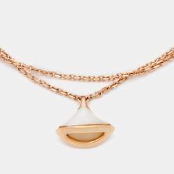 Bvlgari Divas' Dream Mother of Pearl 18k Rose Gold Bracelet