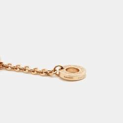 Bvlgari Bvlgari Multi Gemstones 18k Rose Gold Long Station Necklace