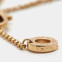 مملوكة مسبقًا Bvlgari Bvlgari Mother of Pearl 18k Rose Gold Diamond Necklace