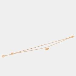 Pre Owned Bvlgari Divas' Dream Mother of Pearl 18k Rose Gold Bracelet SM