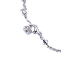 Pre Owned Bvlgari Mediterranean Eden 18K White Gold Diamond Topaz Amethyst Necklaces