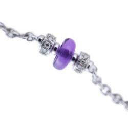Pre Owned Bvlgari Mediterranean Eden 18K White Gold Diamond Topaz Amethyst Necklaces