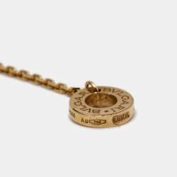 Pre Owned Bvlgari Divas’ Dream Turquoise Diamond 18K Rose Gold Pendant Necklace