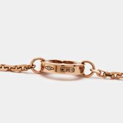 Bvlgari Fiorever Diamond 18K Rose Gold Necklace