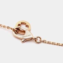 Bvlgari Fiorever Diamond 18K Rose Gold Necklace