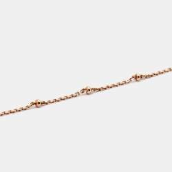 Bvlgari Fiorever Diamond 18K Rose Gold Necklace