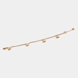 مملوكة مسبقًا Bvlgari Divas' Dream Mother of Pearl 18k Rose Gold Bracelet SM