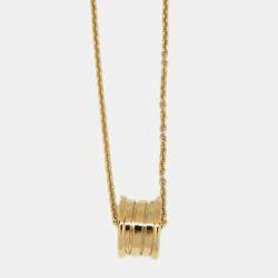 Pre Owned Bvlgari B.Zero1 18K Yellow Gold Necklace