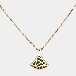Bvlgari Divas' Dream Turquoise Diamond 18k Rose Gold Necklace