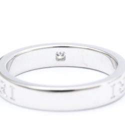 Pre Owned Bvlgari 18K White Gold Ring EU 57