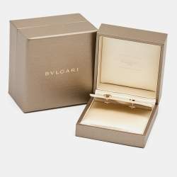Bvlgari Bvlgari Onyx 18k Rose Gold Stud Earrings