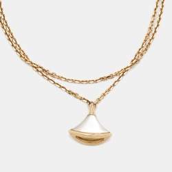 Bvlgari Divas' Dream Mother of Pearl 18k Rose Gold Charm Bracelet SM