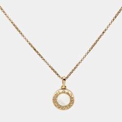 Bvlgari Bvlgari Mother of Pearl 18k Rose Gold Pendant Necklace