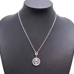 مملوكة مسبقًا Bvlgari Cerchi Astrale 18K White Gold Diamond Necklace 