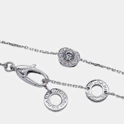 Pre Owned Bvlgari  Incontro d'Amore 18K White Gold Diamond Necklace