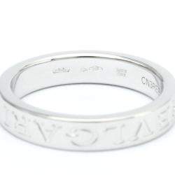 Pre Owned Bvlgari 18K White Gold Diamond Ring EU 56