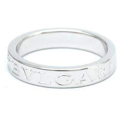 Pre Owned Bvlgari 18K White Gold Diamond Ring EU 56