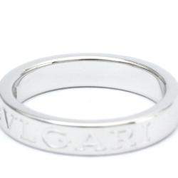 Pre Owned Bvlgari 18K White Gold Diamond Ring EU 56