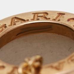 Pre Owned Bvlgari B.Zero1 Ceramic 18k Rose Gold Pendant Necklace