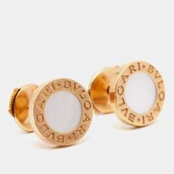 Bvlgari Bvlgari Bvlgari Mother of Pearl 18k Rose Gold Earrings
