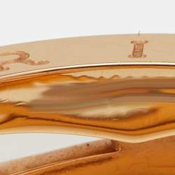 Pre Owned Bvlgari B.Zero1 Design Legend 18K Rose Gold 4-Band Ring 54