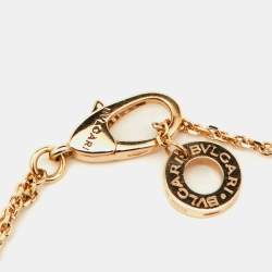 Bvlgari Divas' Dream Mother of Pearl 18K Rose Gold Charm Bracelet SM