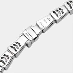 Pre Owned Bvlgari Serpenti Viper Diamonds 18k White Gold Necklace